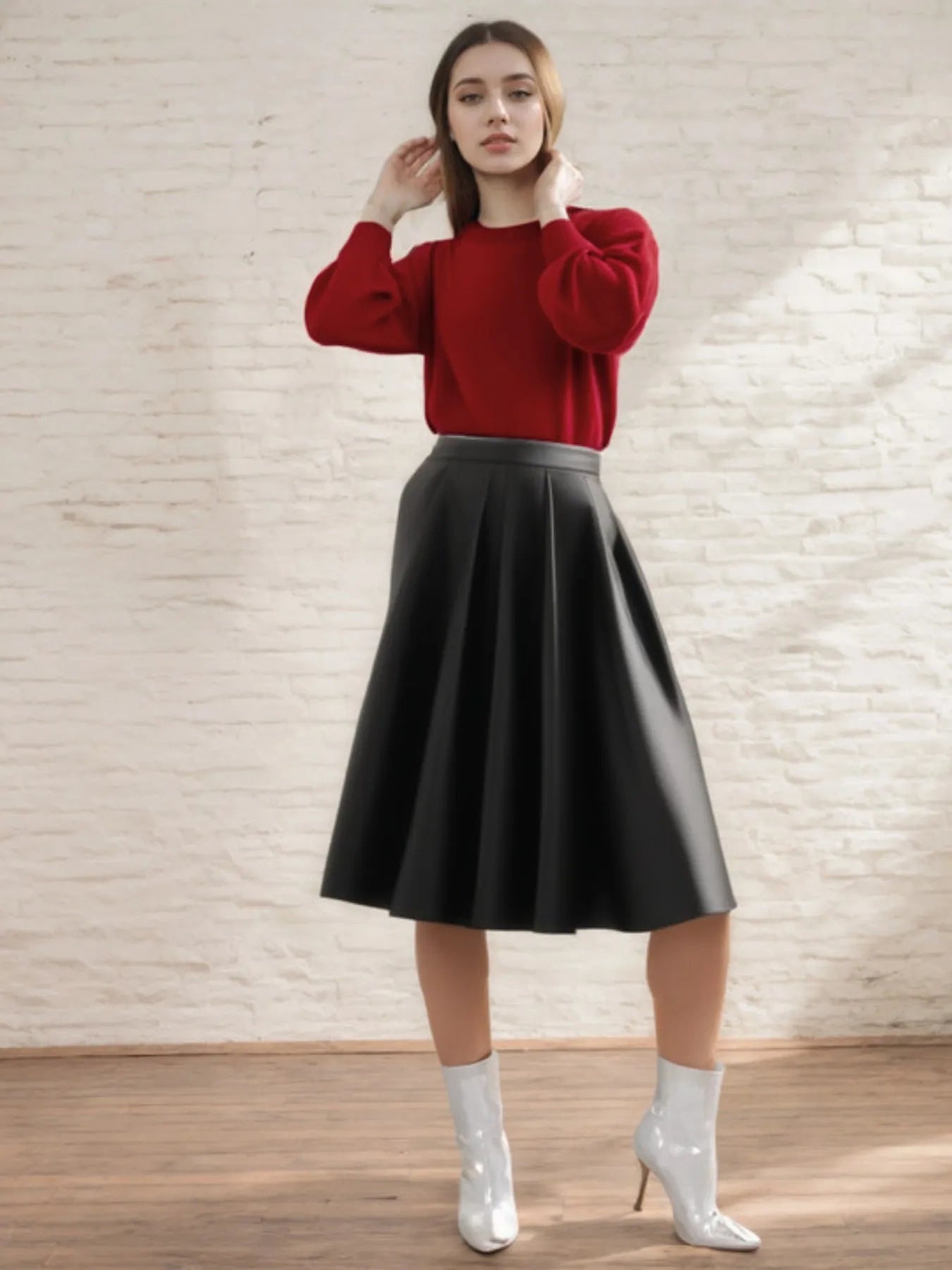 Oversized Round Neck Long Sleeve Knit Top c6970ca2-5490-4a68-b40f-40f980c21e07-Max-Origin