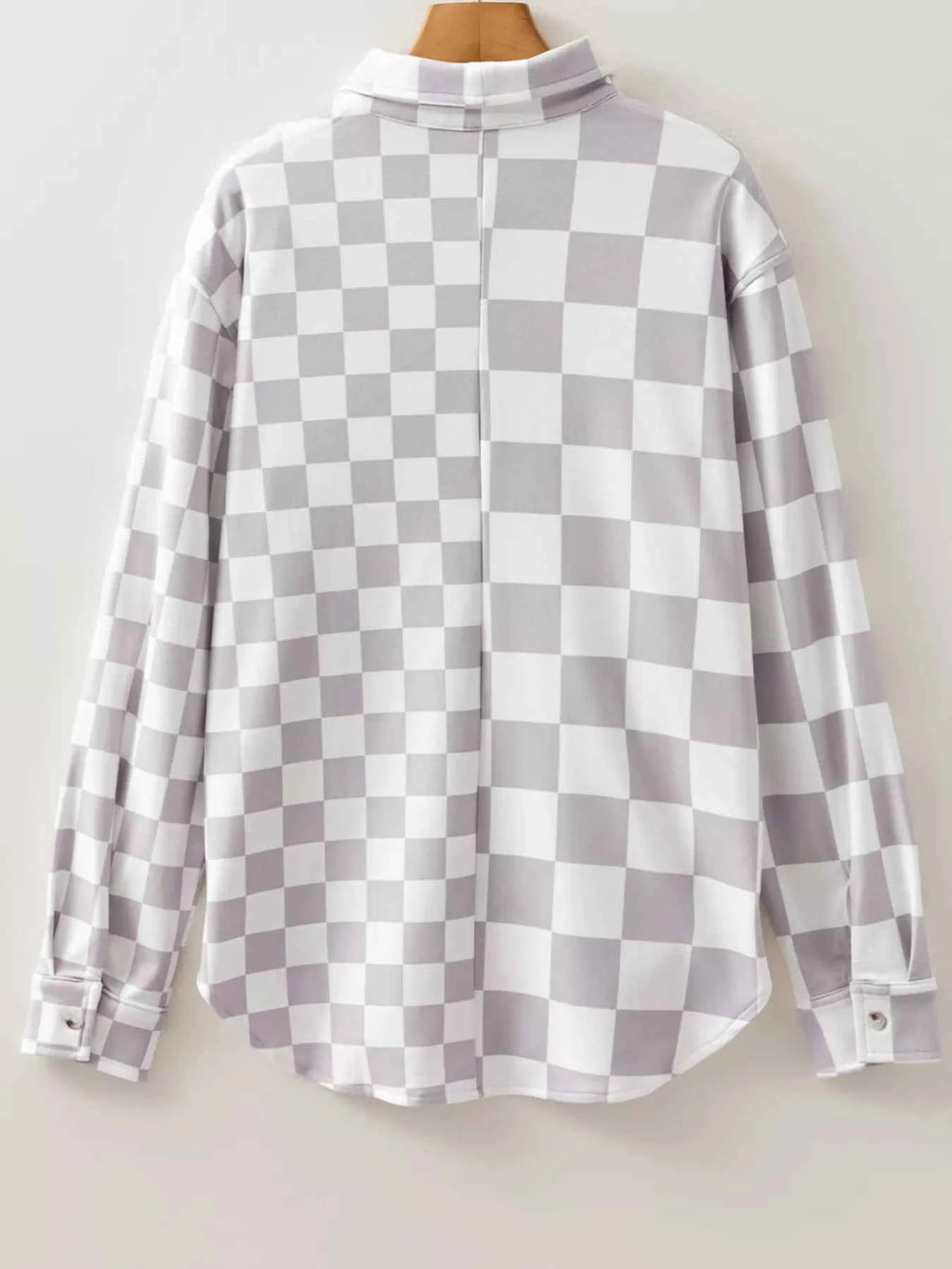 Checkerboard Flap Pocket Button Front Shacket c6cdcc09f2d64e11b691e34c14c016b8-Max-Origin