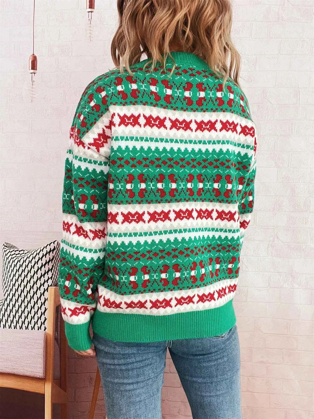 Round Neck Dropped Shoulder Sweater c6e3567bec684d37aa9b71bd3bd5269e-Max-Origin