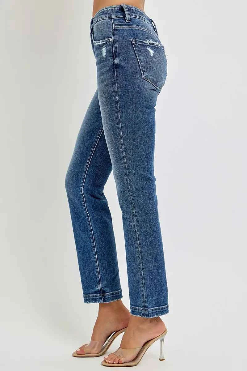 RISEN Full Size Tummy Control Elastic Band Mid Rise Straight Jeans Plus Size c780c522488347f5911d44a43eae72cd-Max-Origin