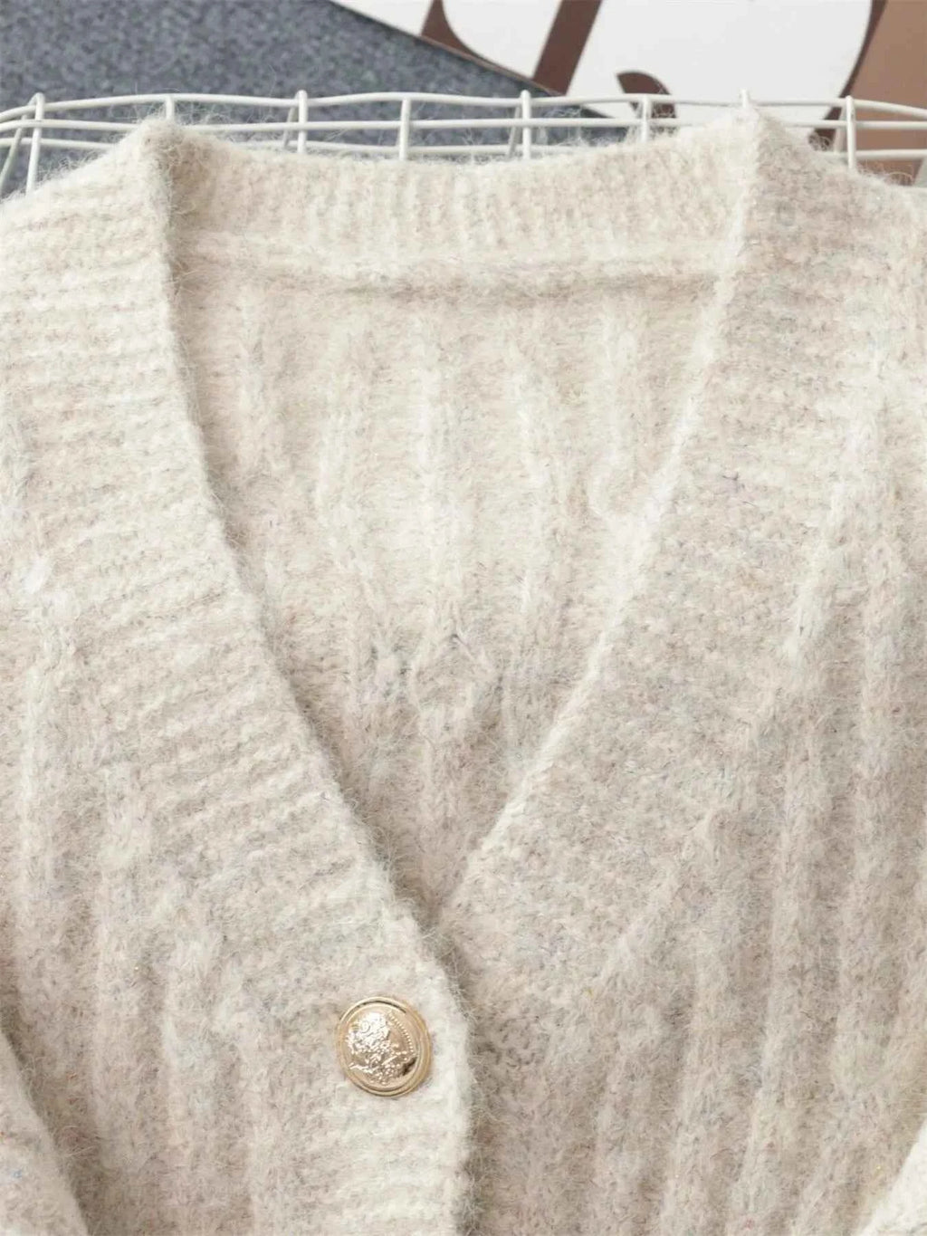 Cable Knit Button-Up Cardigan c8565a668f5b45f59d7130437f40ff1c-Max-Origin