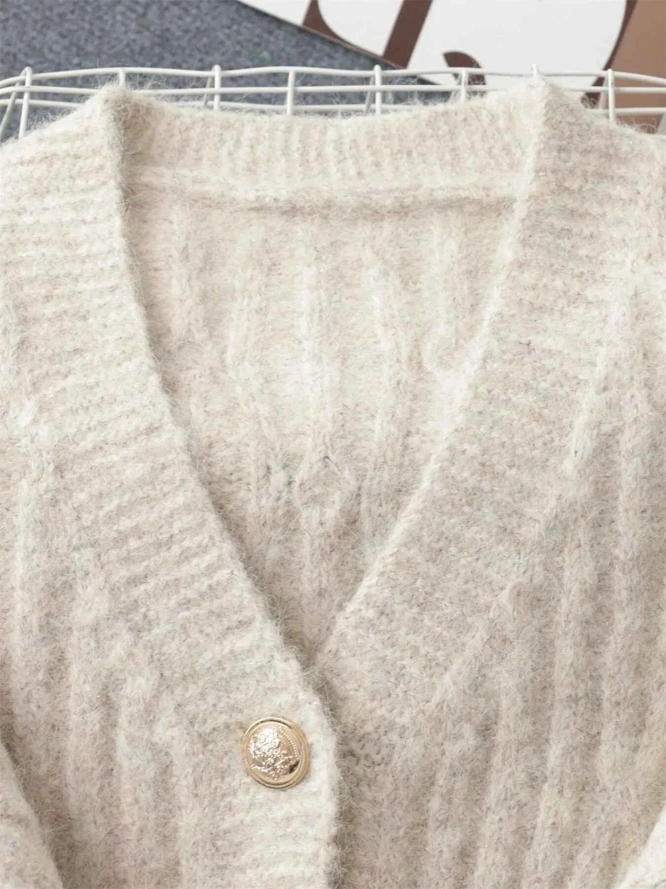 Cable Knit Button-Up Cardigan c8565a668f5b45f59d7130437f40ff1c-Max-Origin