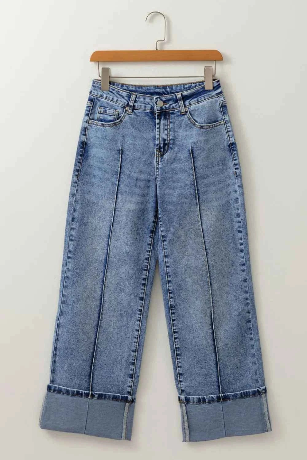 High-Waisted Wide-Leg Cuffed Jeans c884f55a-ec26-48cc-846e-252379fe0cfb-Max-Origin