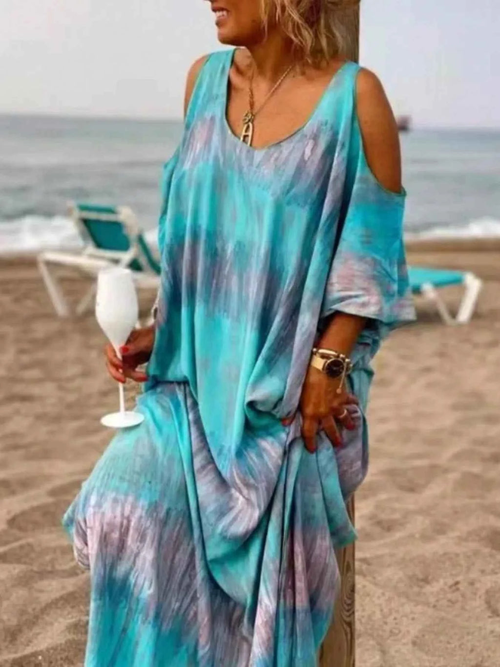 Plus Size Tie-Dye Cold Shoulder Maxi Dress c90e7db7ea664e999bb0dd40f1769ff4-Max-Origin