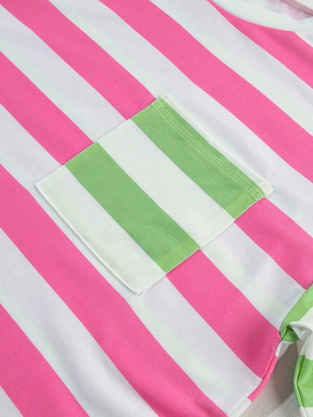 Striped Oversized Short Sleeve T-Shirt c95bf077-efc7-443e-9338-6e534801ab94-Max-Origin