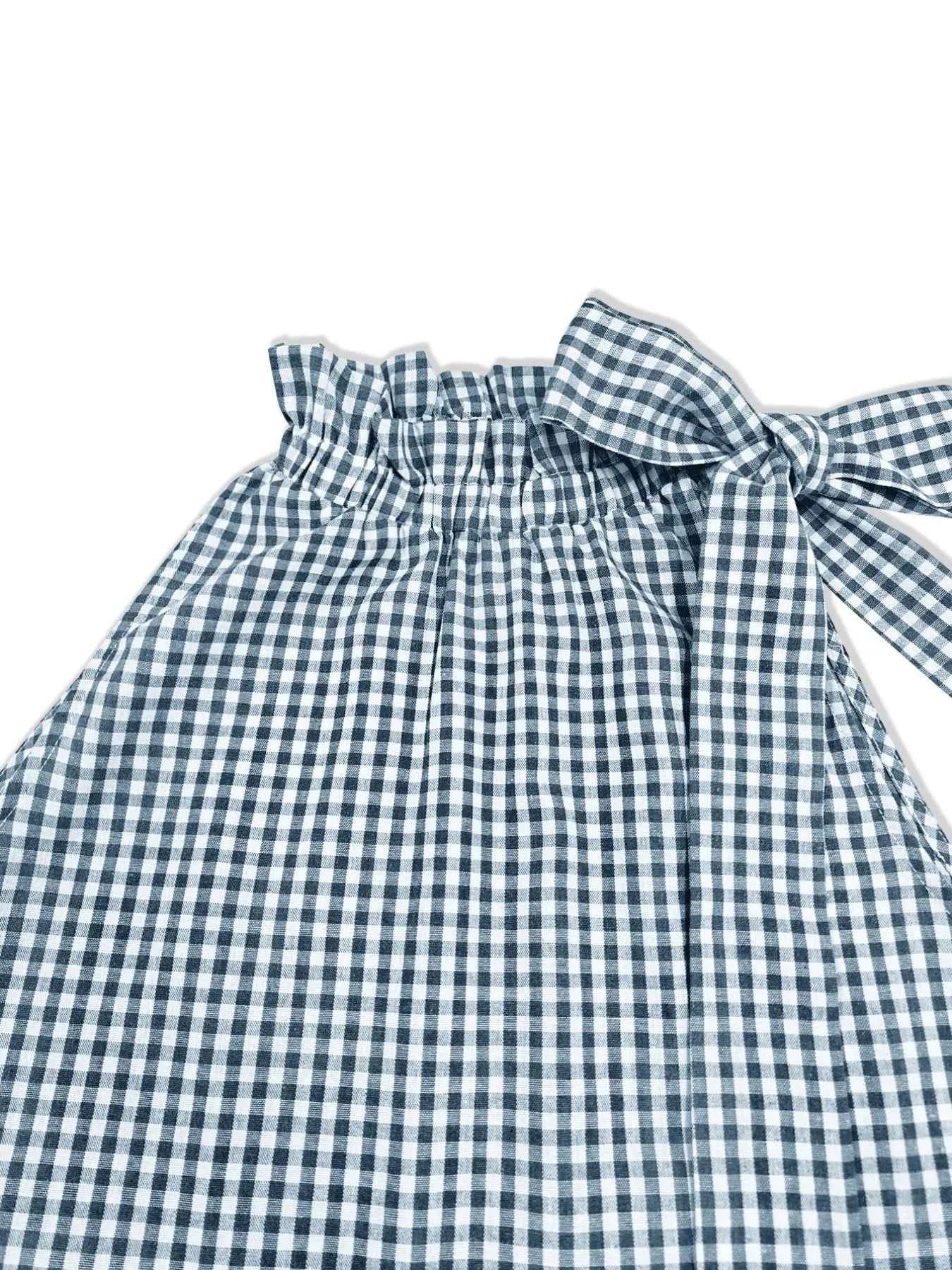 Asymmetric Gingham Bow Tie Sleeveless Top c978fa23-0ddd-441a-97a9-472bebc7f87c-Max-Origin