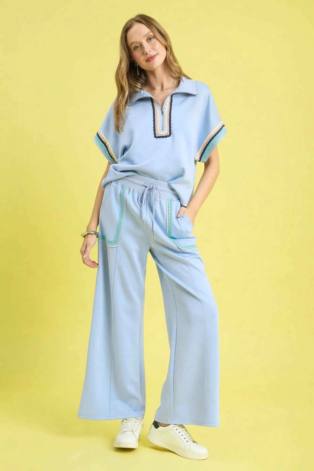 Umgee Drawstring Wide Leg Pants with Scallop Trim Detail c9c450b3-2d1a-4df9-9bb0-df0971a0d7fd-Max-Origin