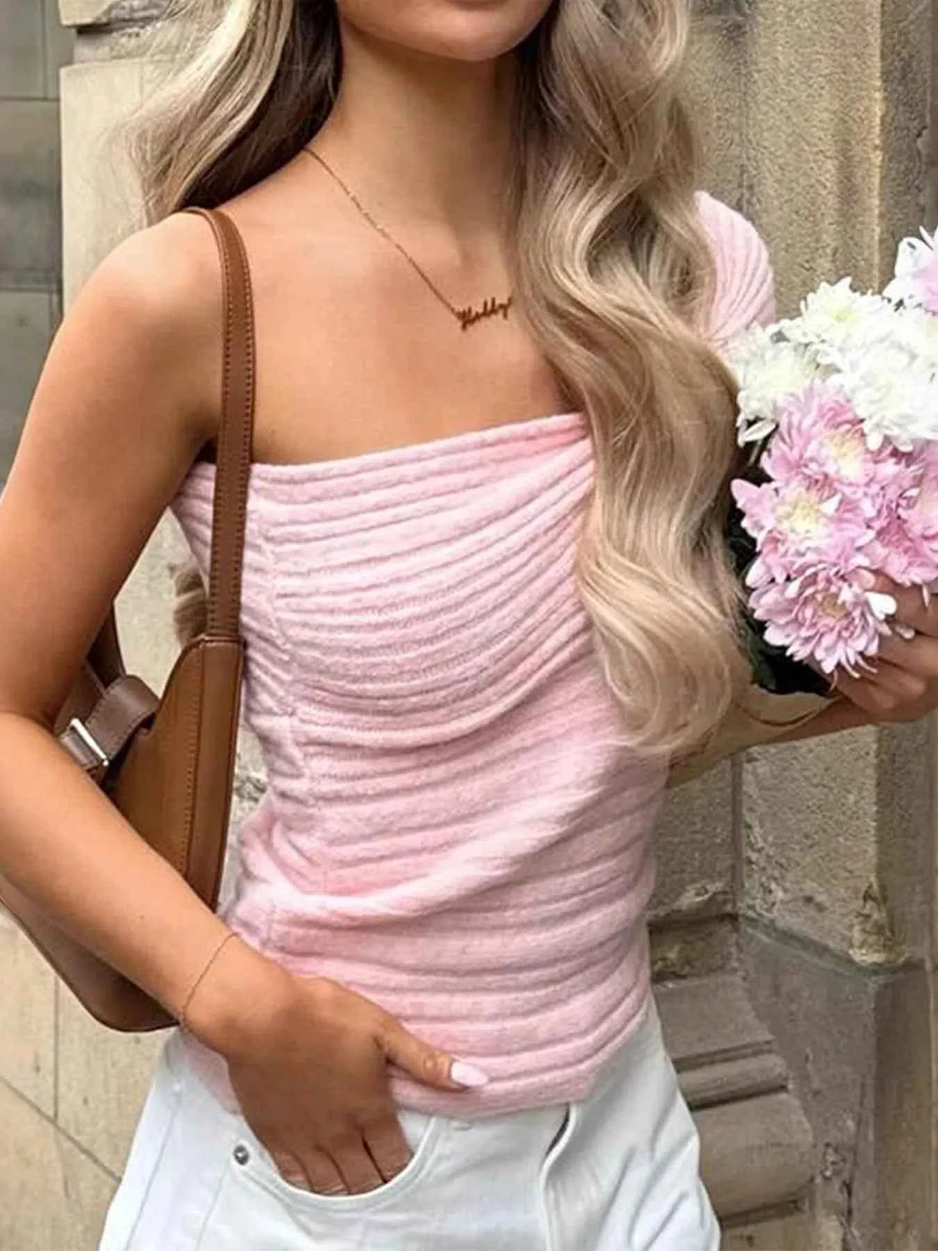 One Shoulder Ribbed Sweater ca70a89040c74e3cbefb6b42c6e7c327-Max-Origin