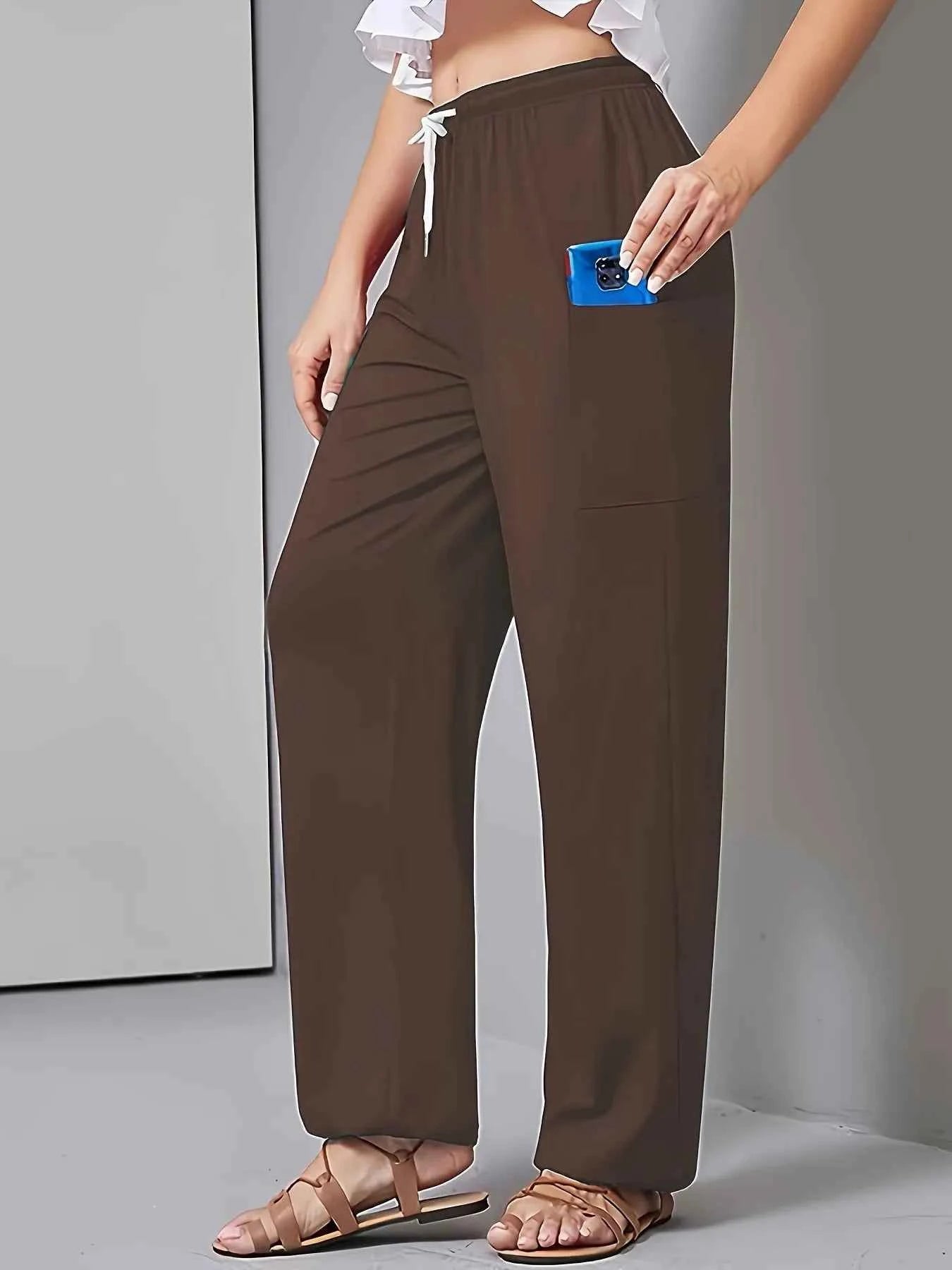 Drawstring Wide Leg Pants with Pockets ca83b6e90ebb480b97594b1d904fd107-Max-Origin