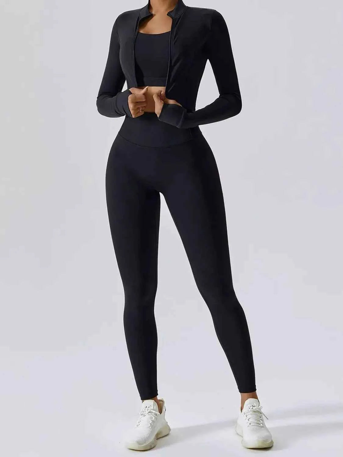 Bra Outerwear and Leggings 3-Piece Active Set Black cace2644-4ec7-40d3-8033-4cf223103aa6-Max-Origin