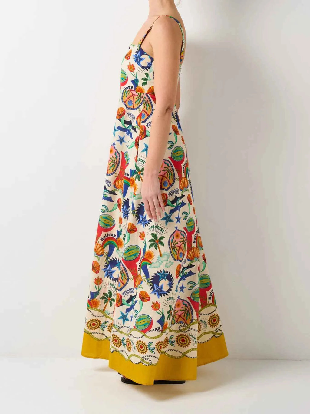 Printed Square Neck Maxi Dress cad99327192b4968a859d9f8c57093ea-Max-Origin