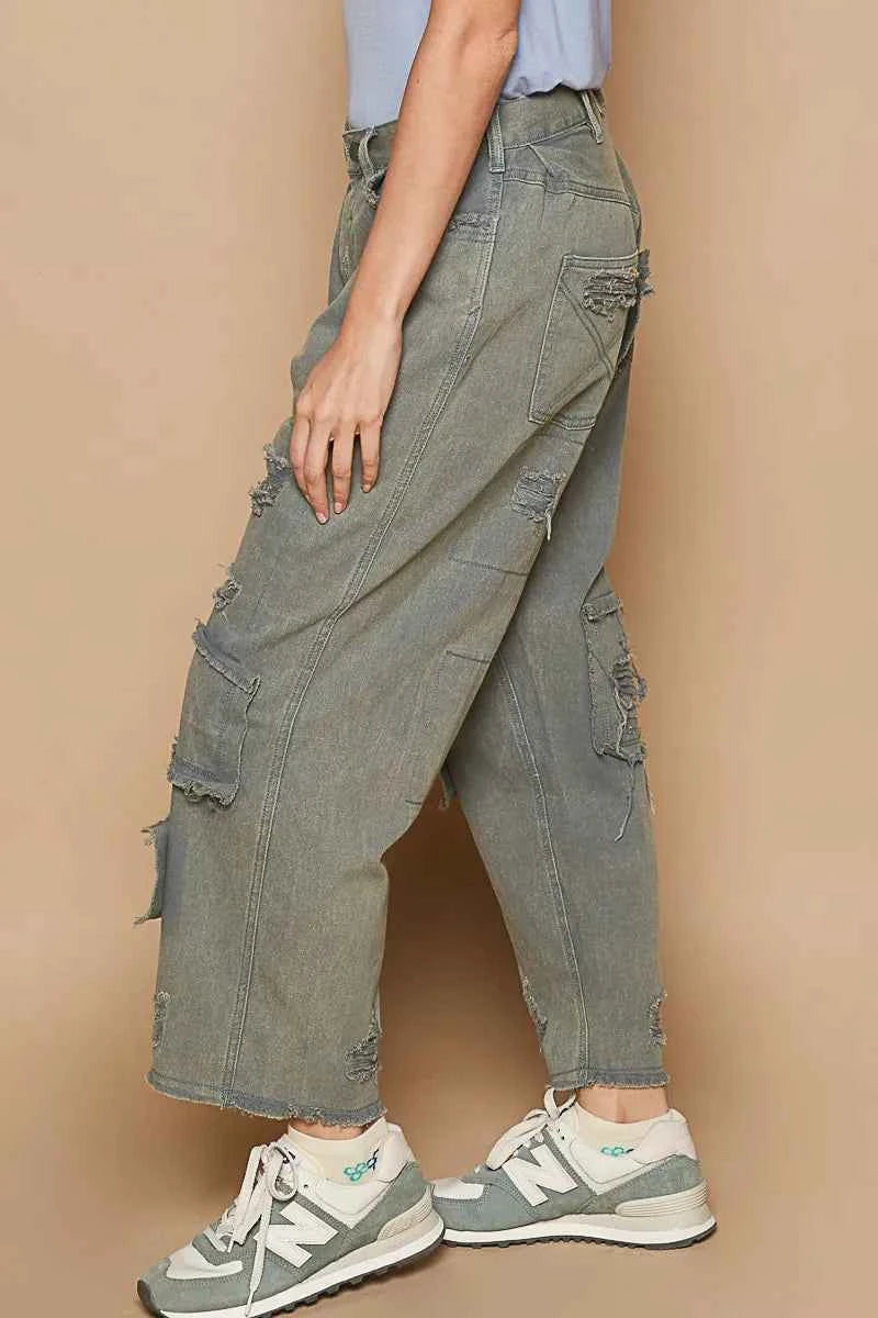 POL Distressed Raw Hem Wide Leg Pants cad9fdad-ced2-4ab5-acbf-5c812ca6ff2f-Max-Origin
