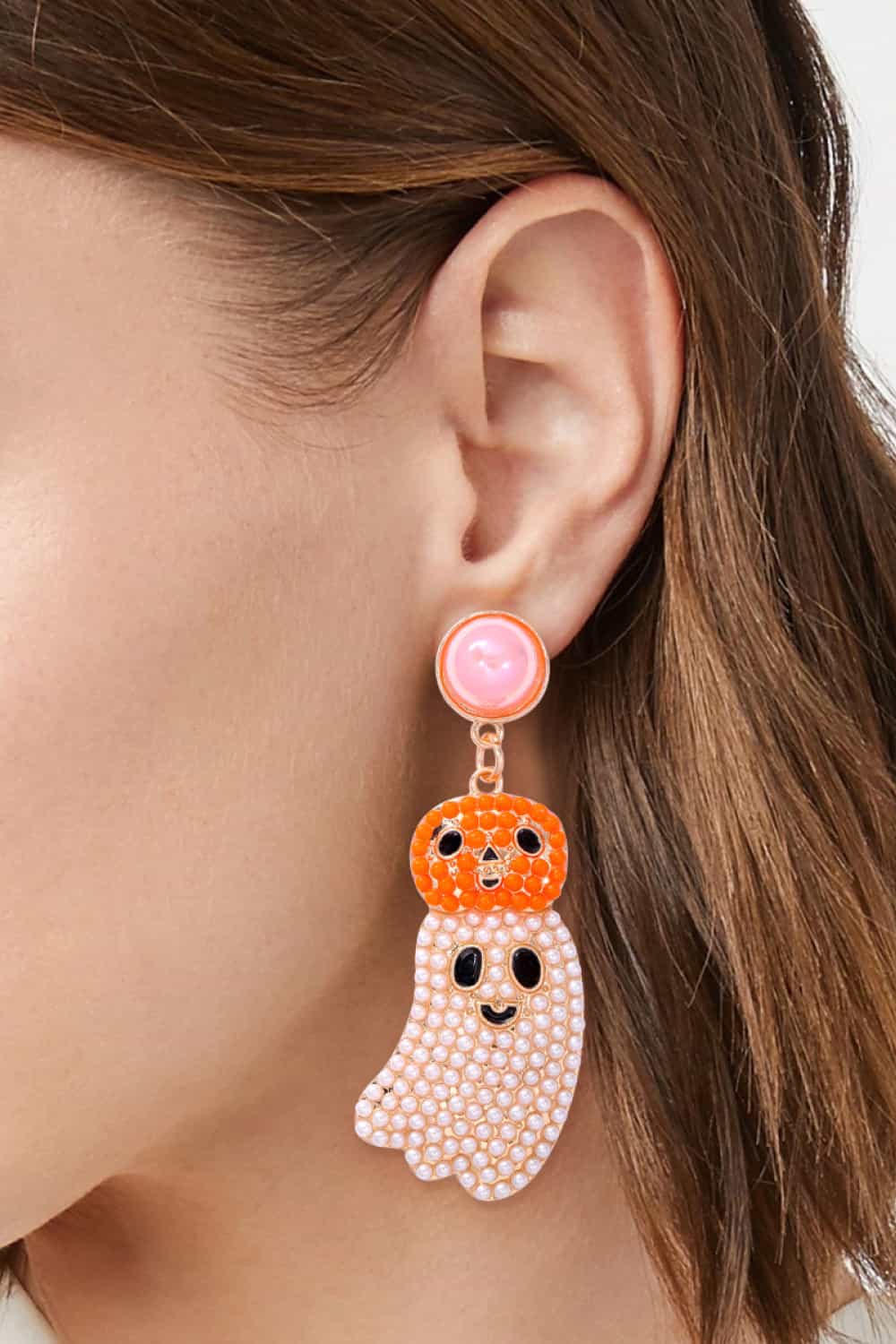 Halloween Ghost Shape Dangle Earrings cb8d9bbe31c745749af84aa1c6d90c96-Max