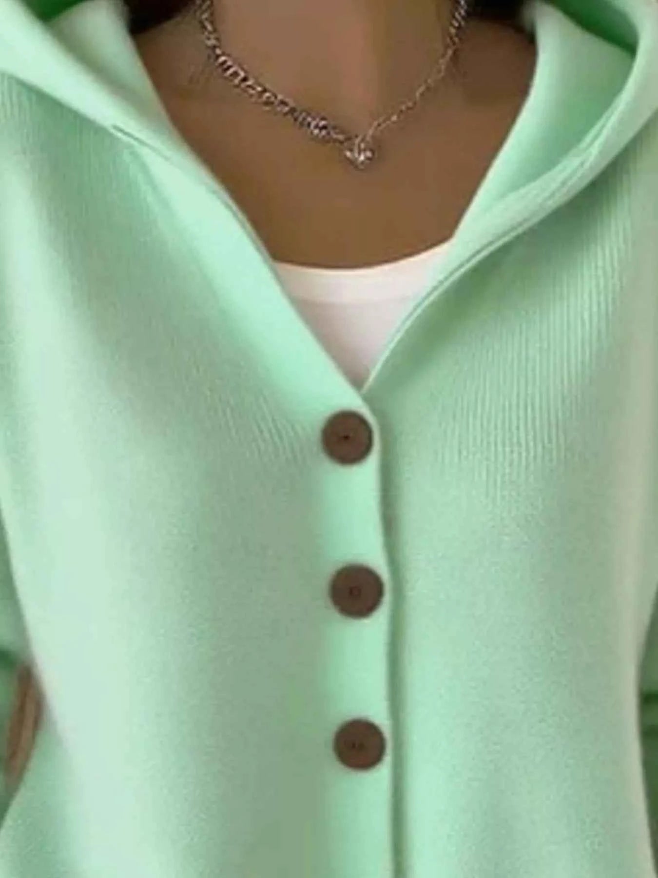 Full Size Hooded Button-Front Soft Knit Cardigan Plus Size cc3a0459-d323-4147-8ff8-c66e60386533-Max-Origin