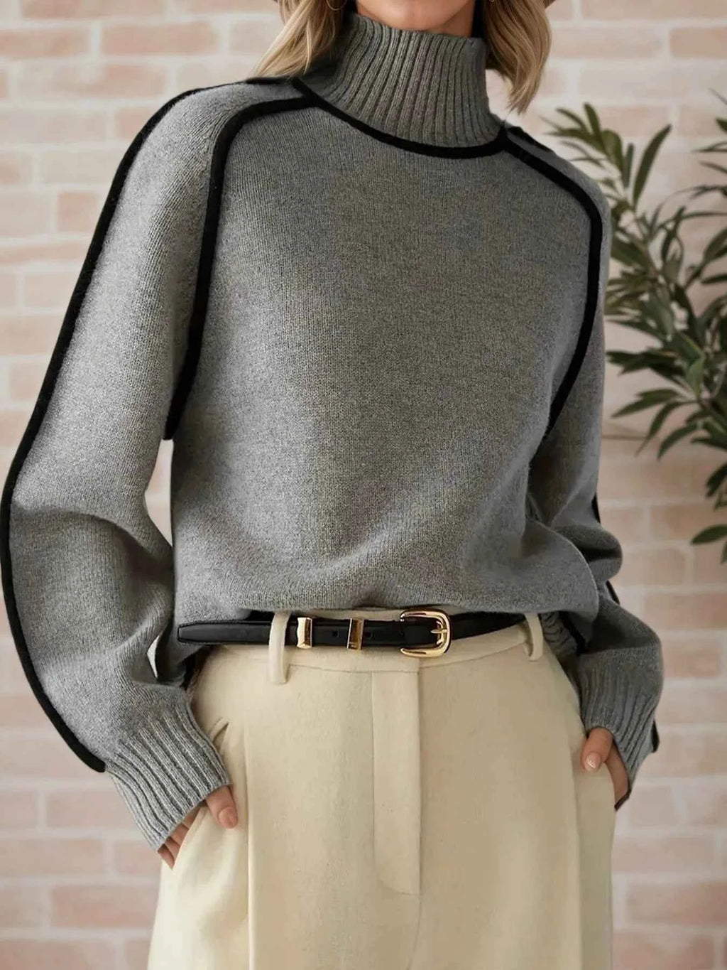 Contrast Trim Turtleneck Sweater cc58d2e0-c495-4578-a3a5-f3946d9fd629-Max-Origin