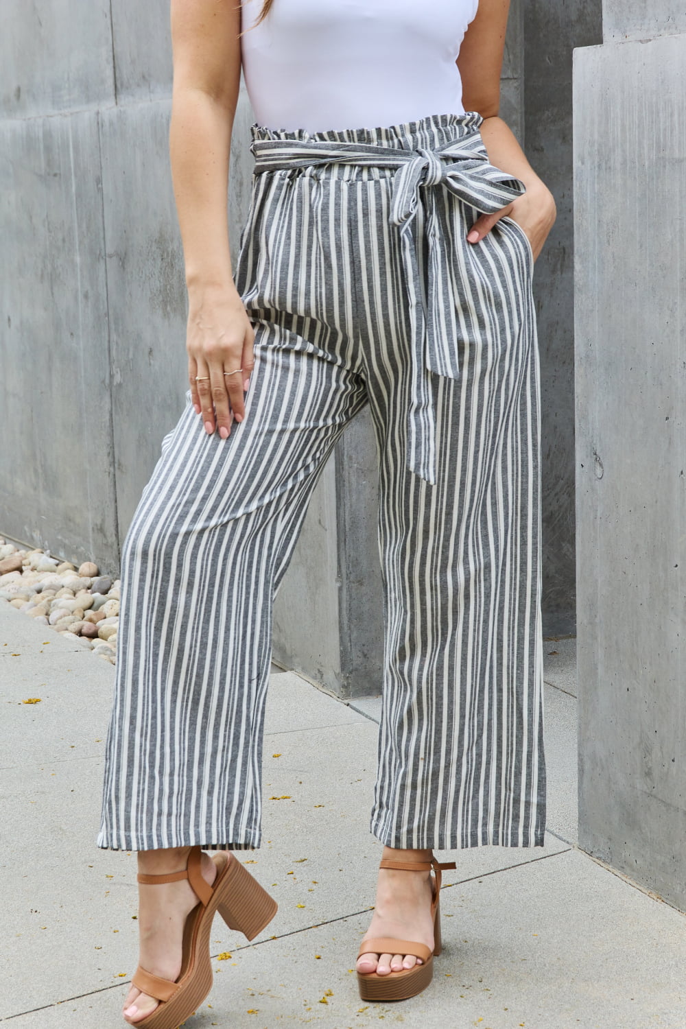 Heimish Find Your Path Full Size Paperbag Waist Striped Culotte Pants Stripe cca3be7088b54c3eaa0d412405d8678b-Max