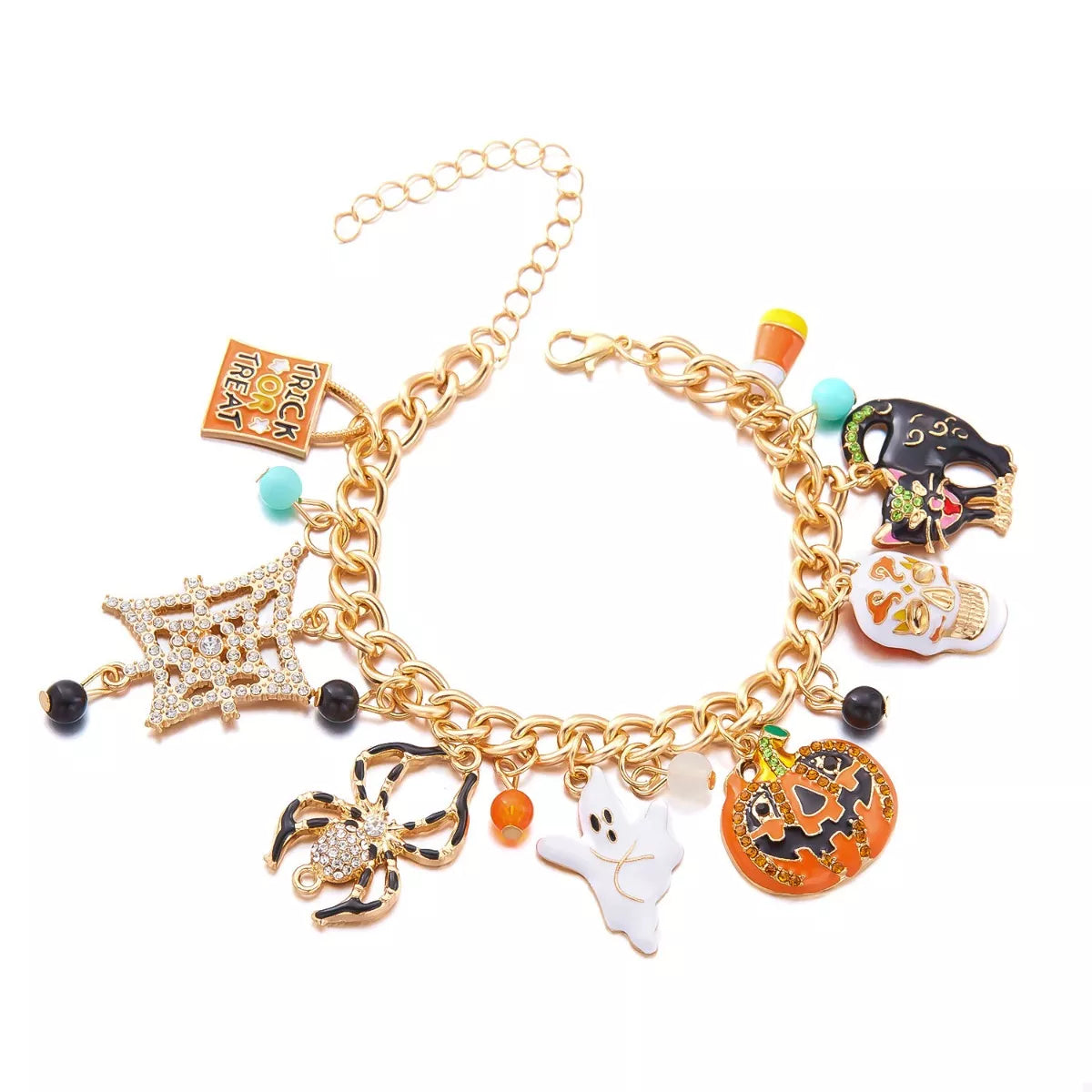 18K Gold-Plated Halloween Theme Bracelet ccad279a-5959-4e09-8926-0168228798c0-Max-Origin