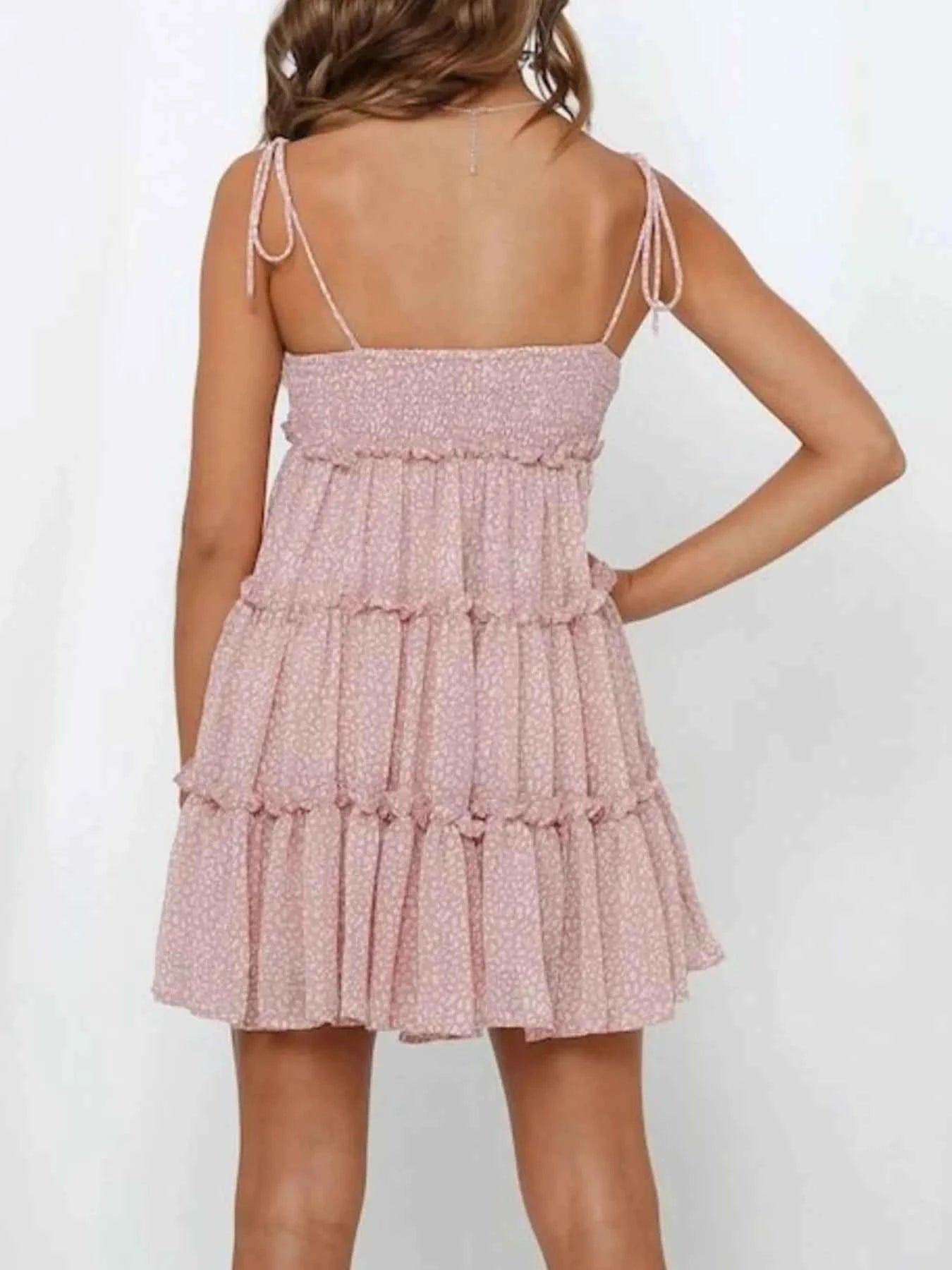 Printed Tie-Strap Tiered Mini Dress ccce0af9-4e5f-4b1c-976d-b5d1eac6de85-Max-Origin