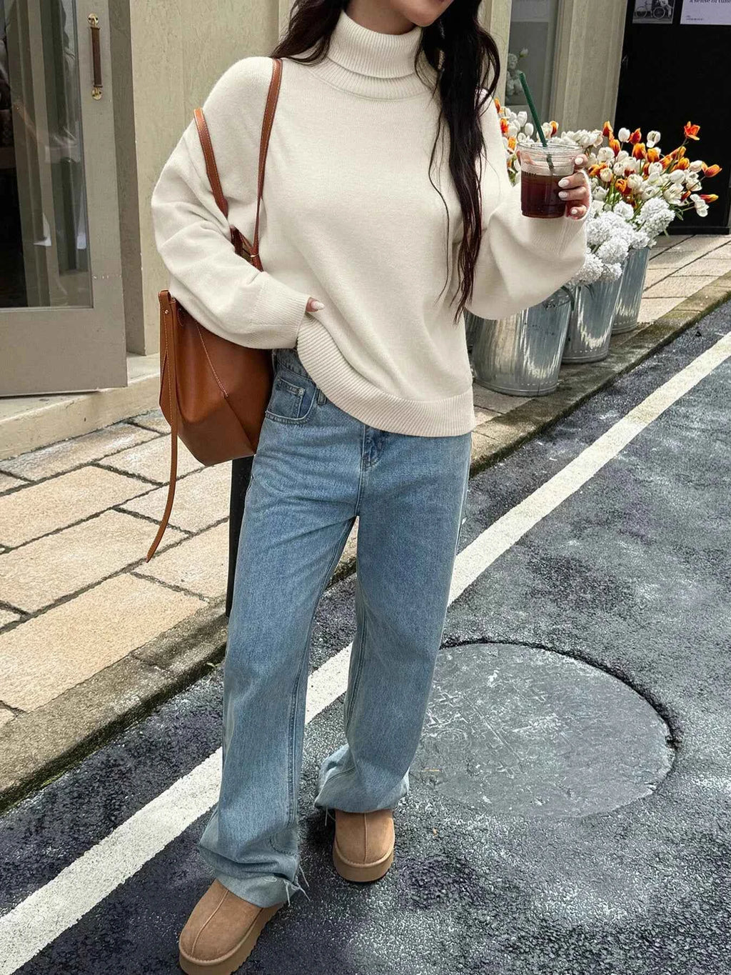 Turtleneck Long Sleeve Sweater cd3ae38e20a34edfa93c4c38736ce384-Max-Origin