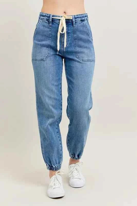 Judy Blue Full Size High Waist Denim Jogger Plus Size cd7e1a7c86f8484bbb91f60ddc22fda1-Max-Origin