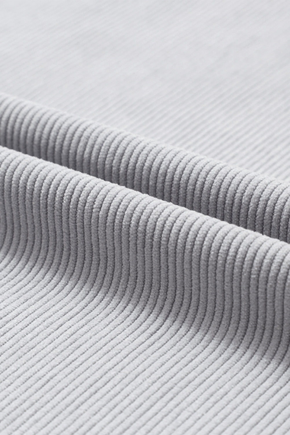 White Drop Shoulder Rib Knit Oversized Sweatshirt ceab0c9b882ef867