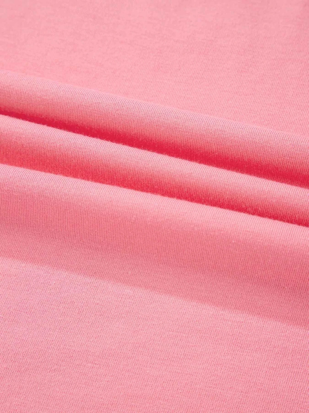 Ruffle Hem Round Neck Relaxed T-Shirt cf40176aa418456da6b55184aff997ec-Max-Origin