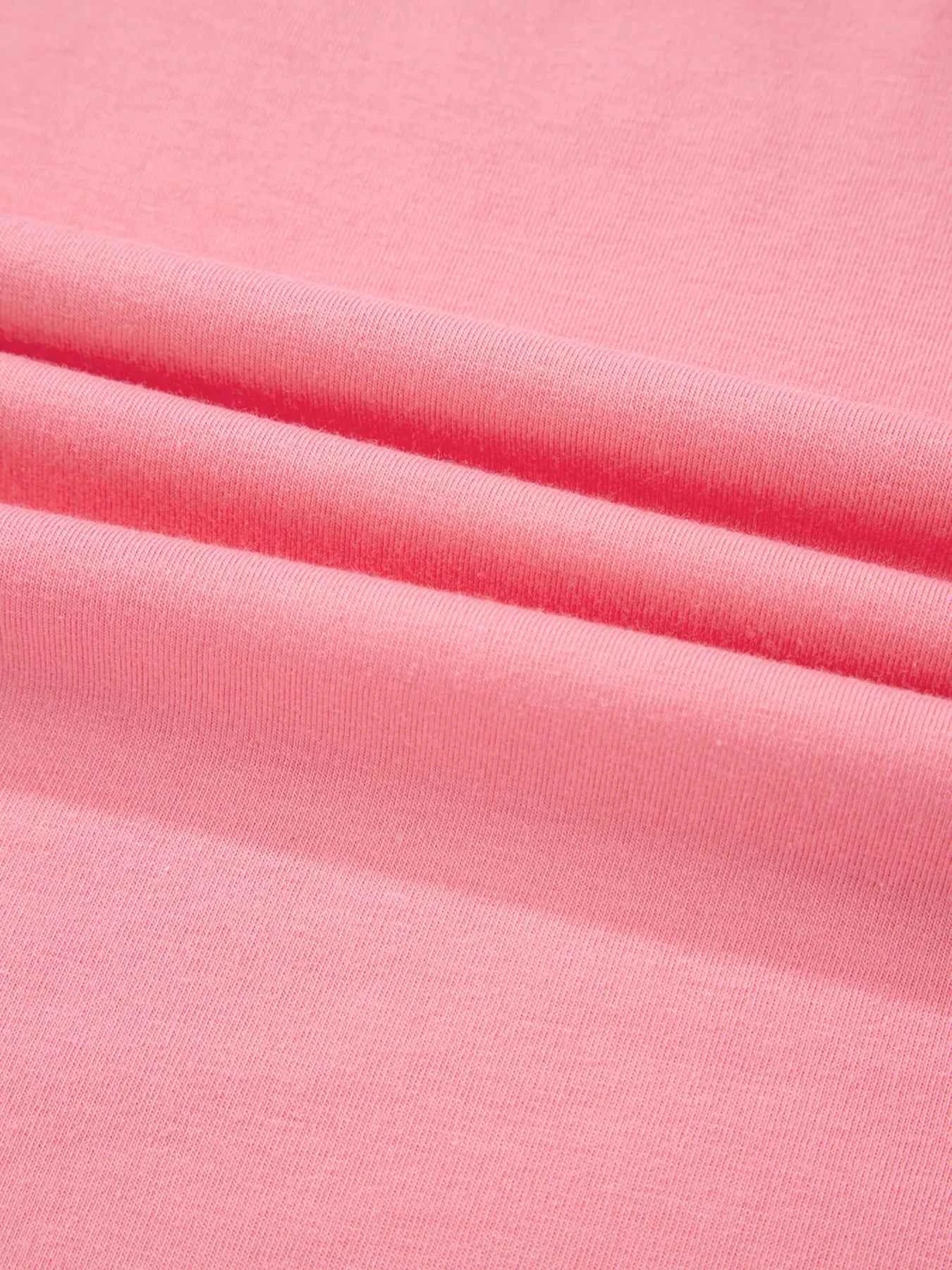 Ruffle Hem Round Neck Relaxed T-Shirt cf40176aa418456da6b55184aff997ec-Max-Origin