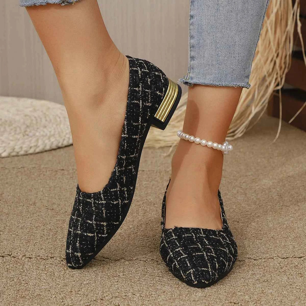 Point Toe Block Heels Slip-Ons cfe4527141cf440ea91e47f3d8af81bf-Max-Origin