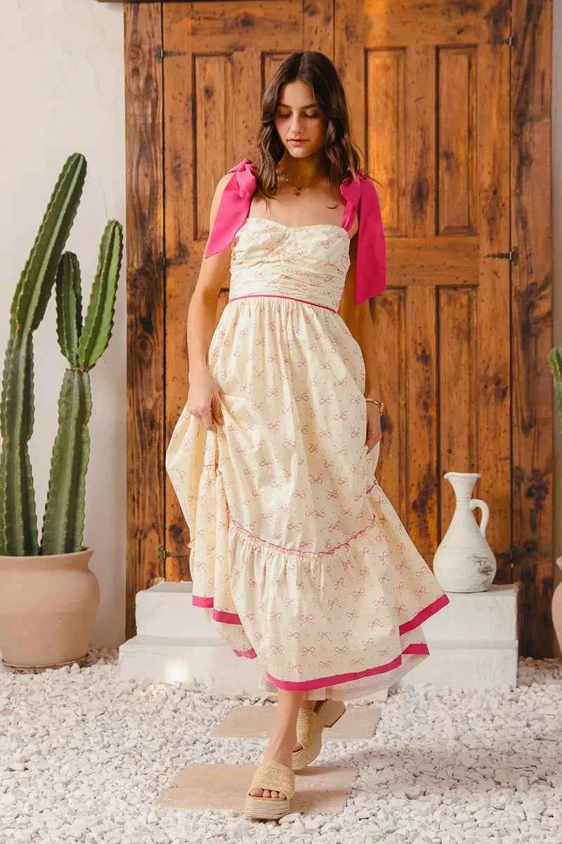 SO ME Ribbon Flowy Maxi Dress with Contrast Trim cfe4a023ec2c4fd1b810637757b2cd57-Max-Origin