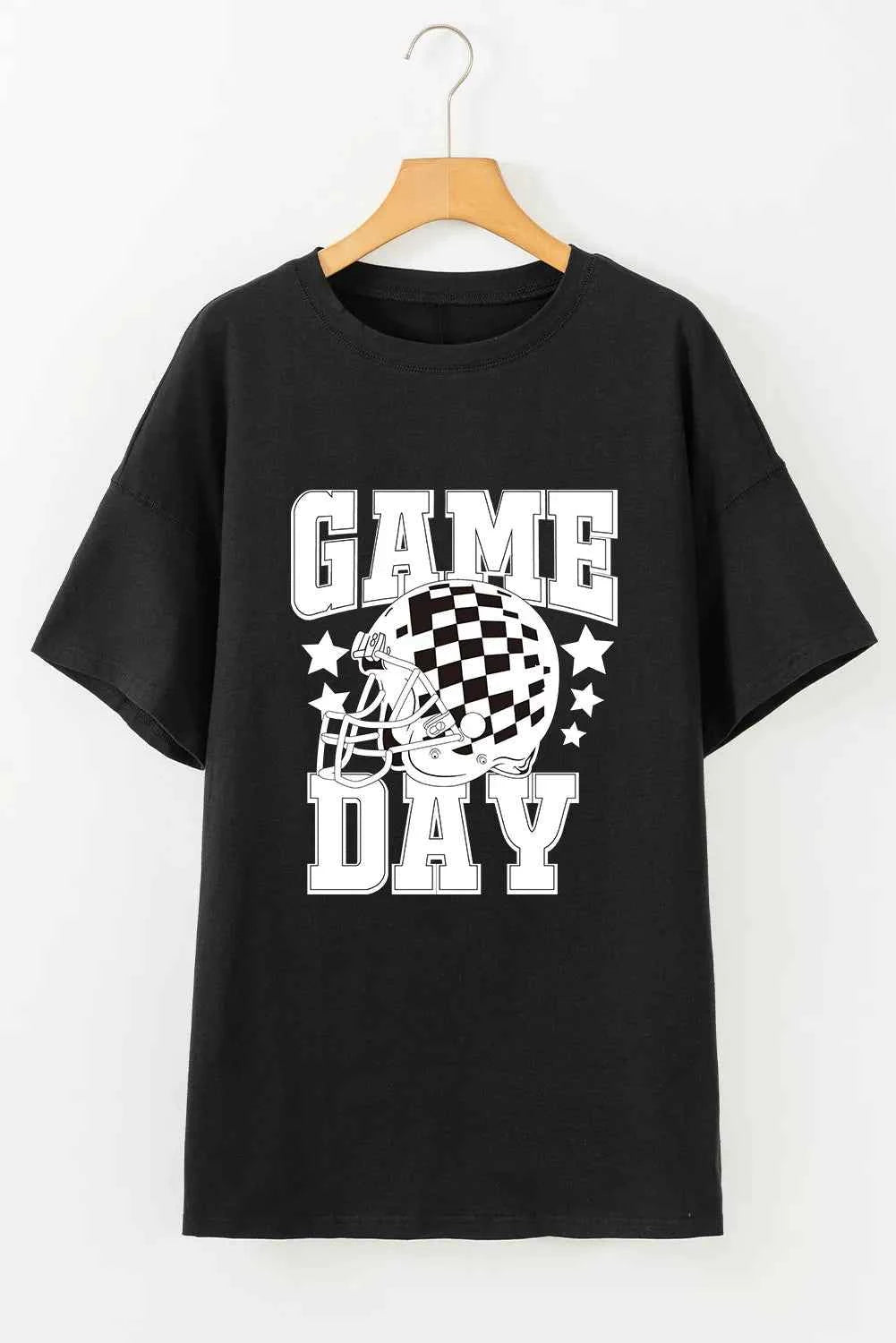 GAME DAY Round Neck Short Sleeve T-Shirt cff64cb0-477d-44cb-8cca-60d65f67a140-Max