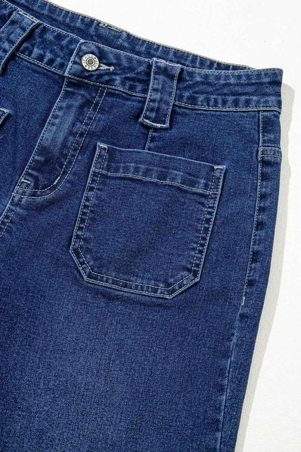 Wide Leg Pocketed High Waist Jeans d03066d1-40e5-4754-a00a-e5de8f11333e-Max-Origin