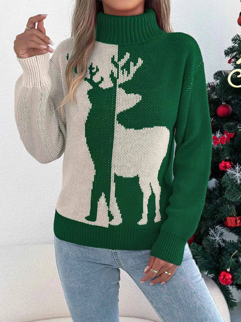 Christmas Reindeer Turtleneck Sweater d03c5d1b-a620-43eb-8585-570f57c50f49-Max-Origin