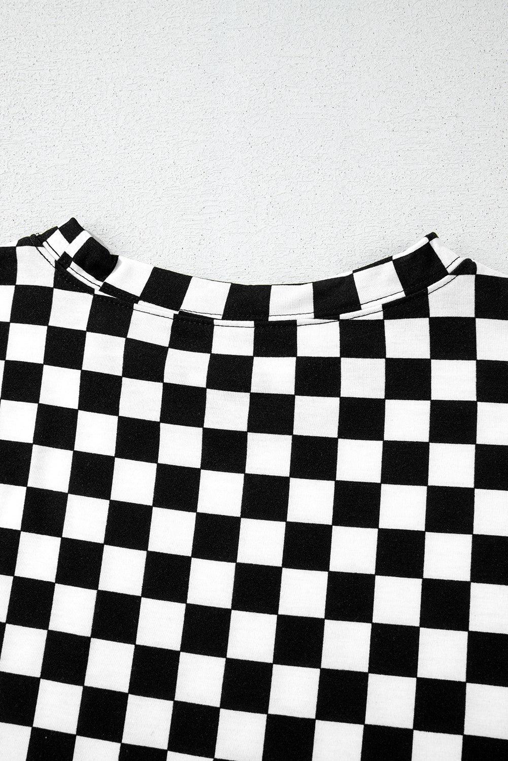 Beige Checkered Print Long Sleeve Loose Fit Pajama Set d056cd634789138a