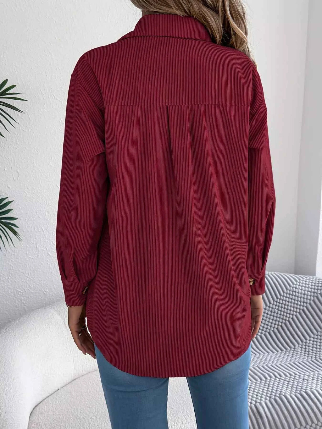 Corduroy Button-Up Long Sleeve Shacket d0b5f7714aeb48ae9e2831b2e8cfe059-Max-Origin