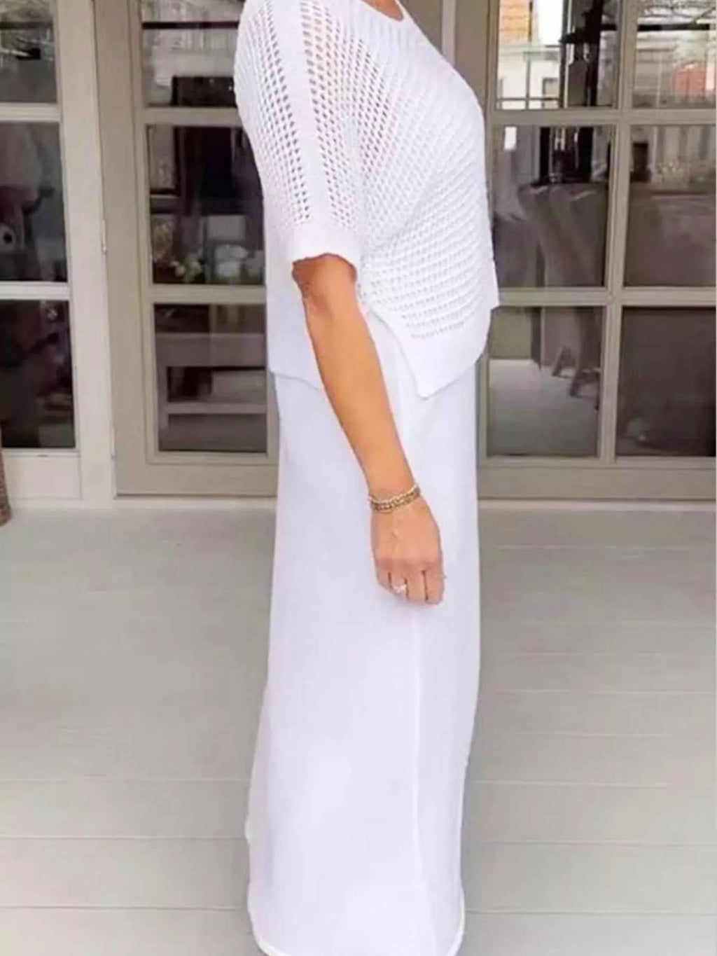 Full Size Openwork Knit Cover Up and Dress Set Plus Size d118b7c5-f51a-4a61-8465-d7308c78700f-Max-Origin