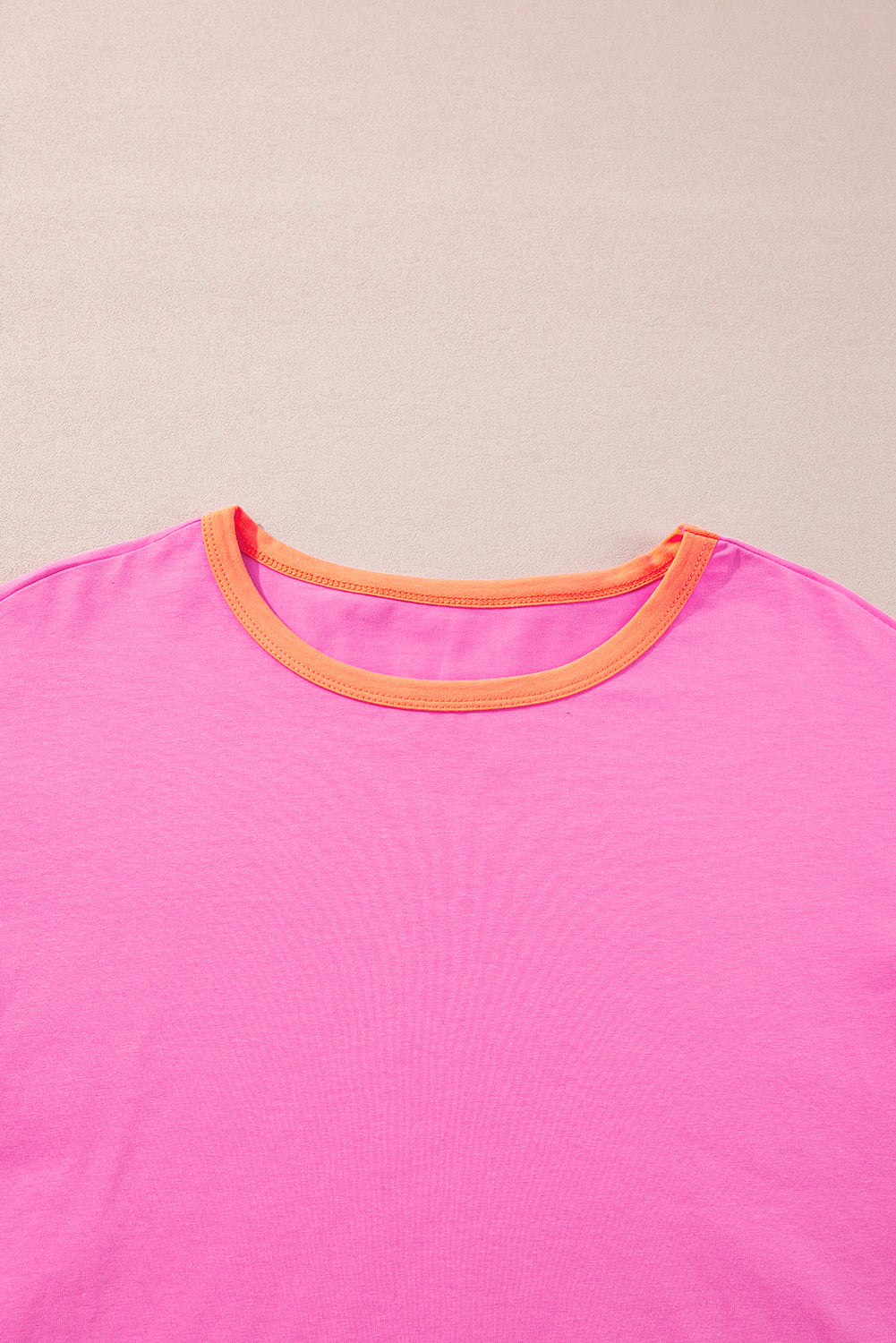 Green Color Block Sleeve Loose Fit Top d1320da1c310eec6