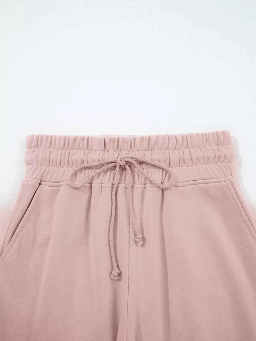 Drop Shoulder Puff Sleeve Crop Top and Drawstring Wide Leg Pants Set d169eb1c3b574e9ab85c9b51848d0811-Max-Origin