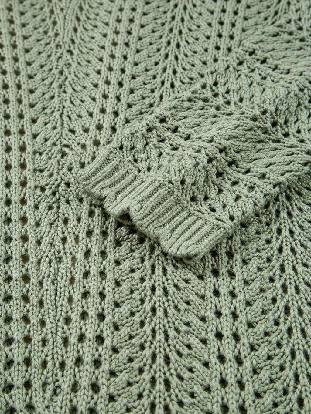 Scalloped Edge Eyelet Knit Batwing Sleeve Cardigan d18ba919e7424079bb84bc888aafe7c8-Max-Origin