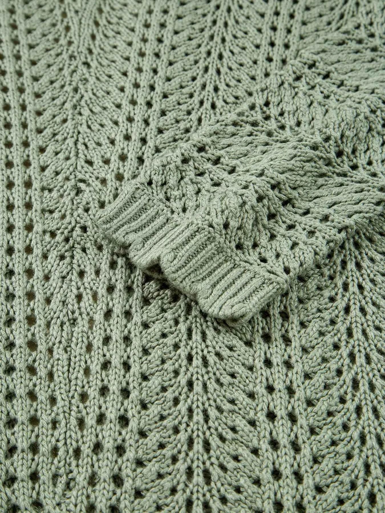 Scalloped Edge Eyelet Knit Batwing Sleeve Cardigan d18ba919e7424079bb84bc888aafe7c8-Max-Origin