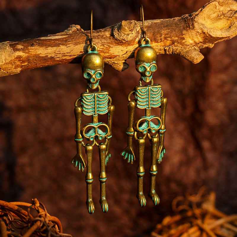 Skeleton Alloy Earrings d209c9a1b8a7407eac21b4da539dad83-Max