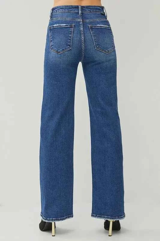 RISEN High Rise Straight Jeans d24744b92429492d8c0e500fb5d5c281-Max-Origin