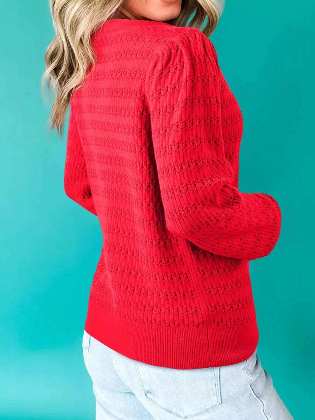 Ribbed Cuffs Crew Neck Sweater d2ad25cd-d43a-4238-87cf-dc19b7814a1b-Max-Origin