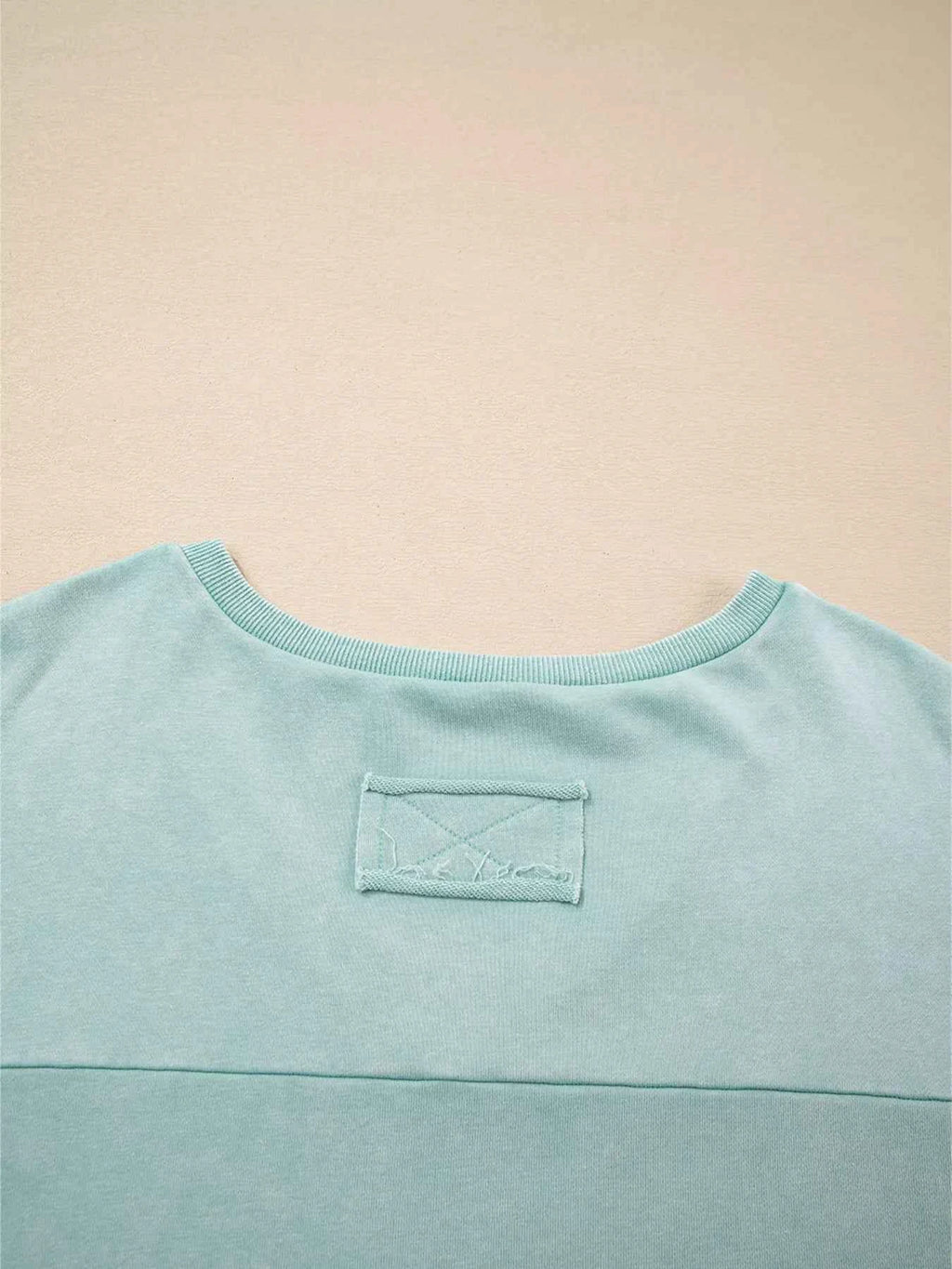 Mineral Wash Exposed Seam Buttoned V Neck Top d561c298d92a4218a7da3a36526fc6f9-Max-Origin