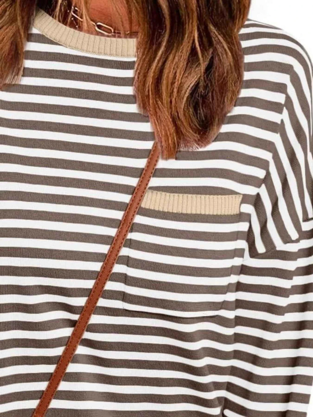 Striped Round Neck Long Sleeve Knit Top d5ad643e-af84-41a5-b5e2-74ee793bd63d-Max-Origin