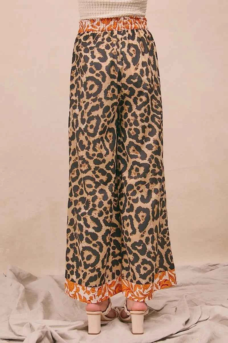 BiBi Leopard Print With Contrast Banded Wide Pants d5b4fe755af744e8ac97a79c2cade7c6-Max-Origin