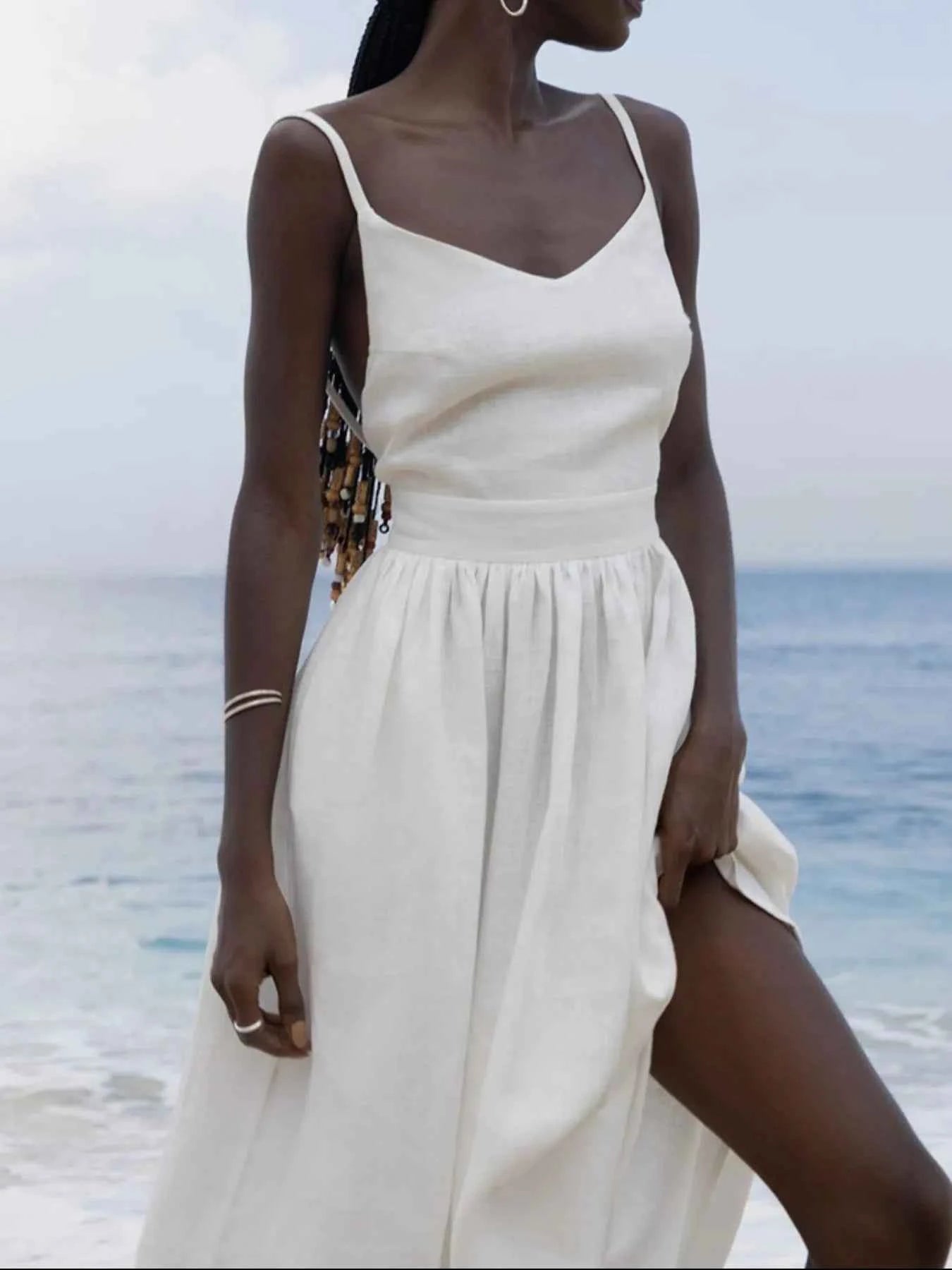 V-Neck Tie Shoulder Maxi Dress d5ce34be-7d37-46ee-b1c4-fe0457a0230d-Max-Origin