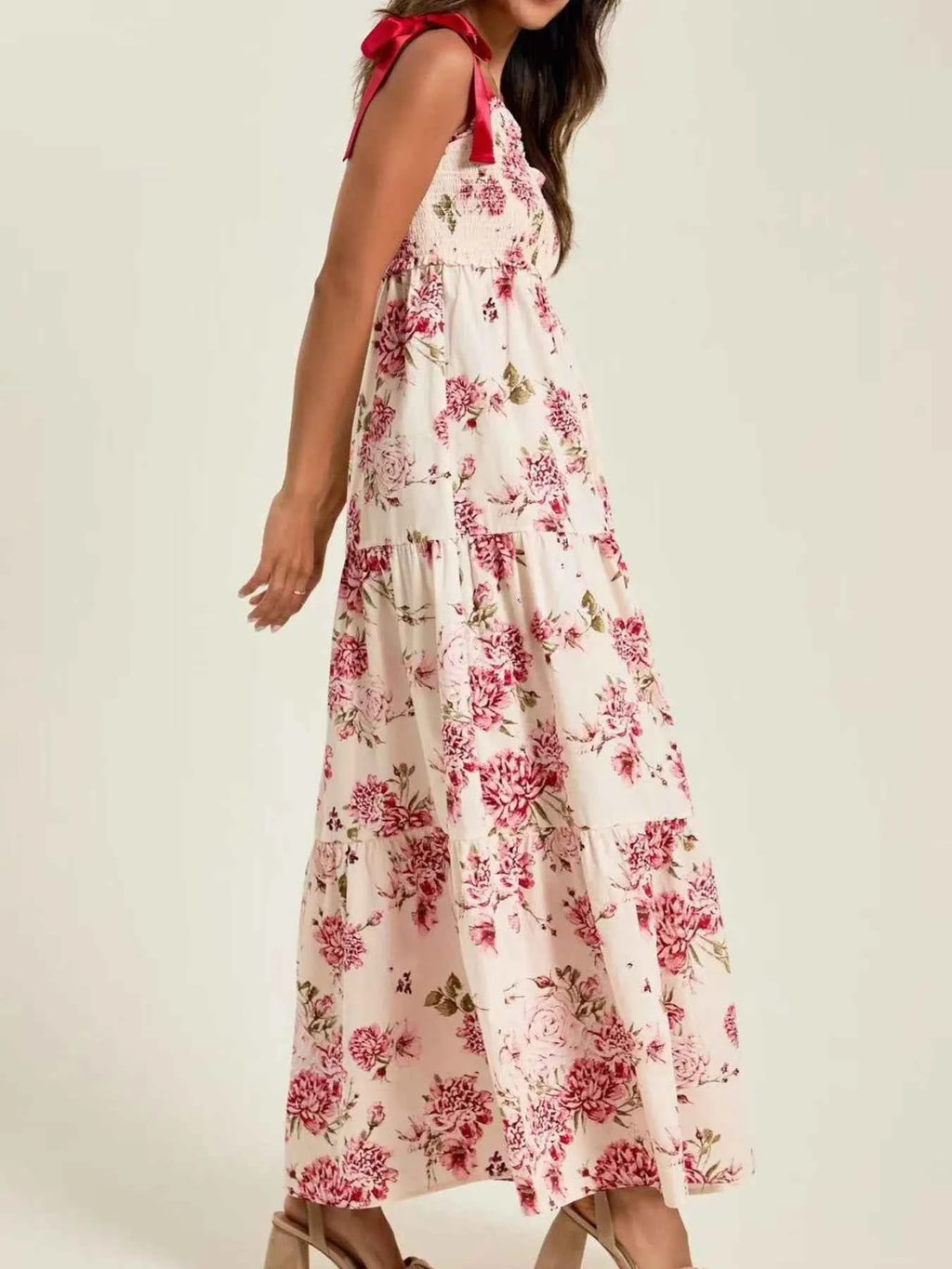 Smocked Tie Shoulder Printed Maxi Dress d5fd00d5-833d-46e0-9228-d32d46e79411-Max-Origin