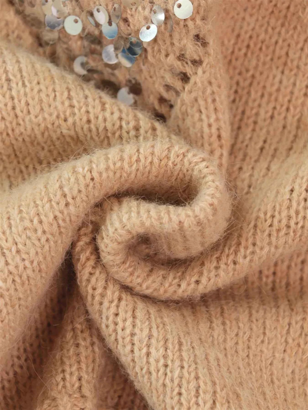 Sequined Diamond Pattern Oversized Sweater d6cf23c6160244a99bdc156dd1b9bf3e-Max-Origin