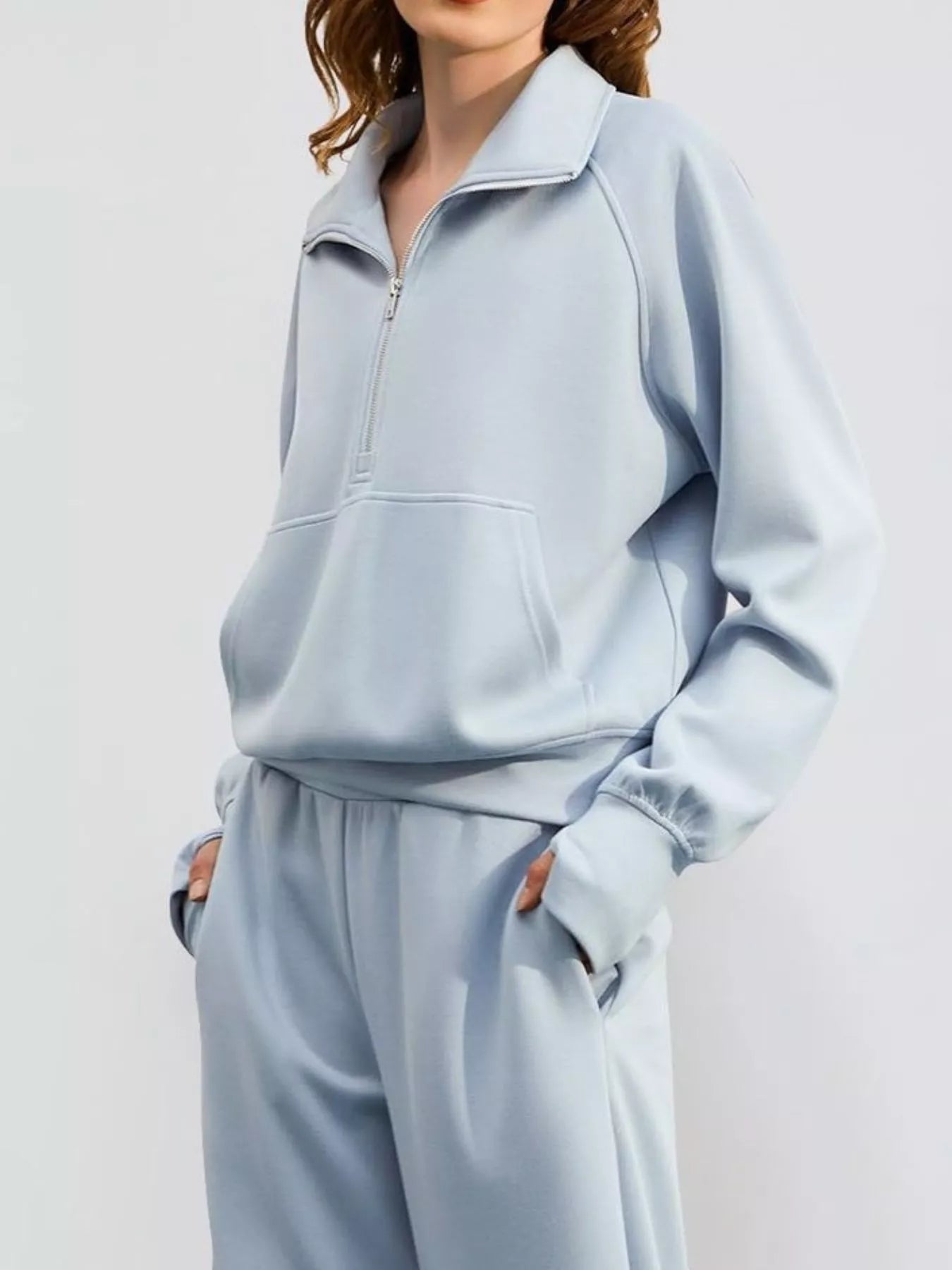 Full Size Half-Zip Sweatshirt and Wide-Leg Pants Set Plus Size d72df7b5-28b1-448d-b0f2-8be700665dbd-Max-Origin