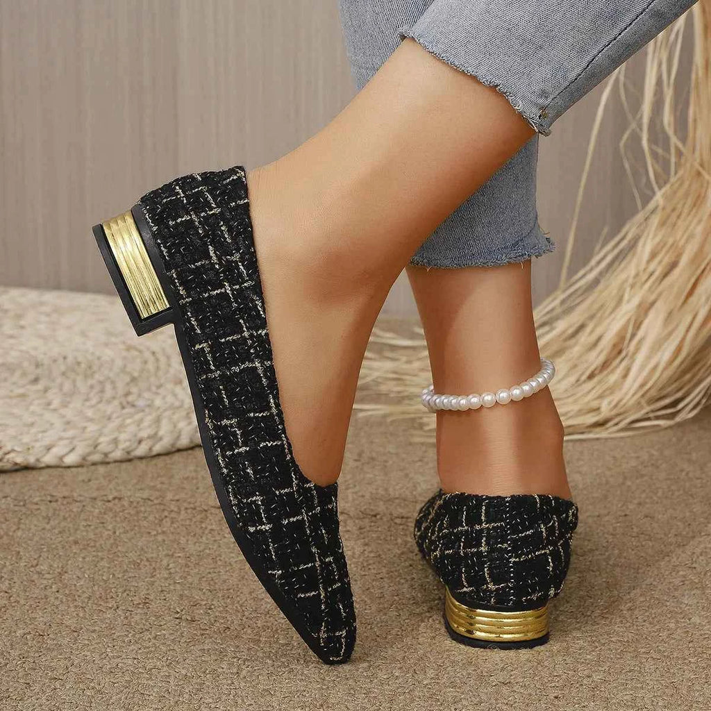 Point Toe Block Heels Slip-Ons d83c08d775dd4e23b9e6e1468e38d4df-Max-Origin